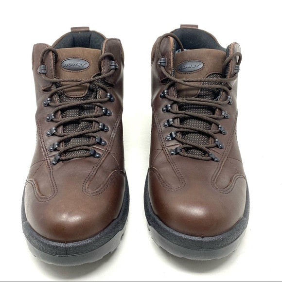 Hotter Oban Waterproof Brown Leather Work Boots Men’s Size 12 Lace-Up - Picture 5 of 10